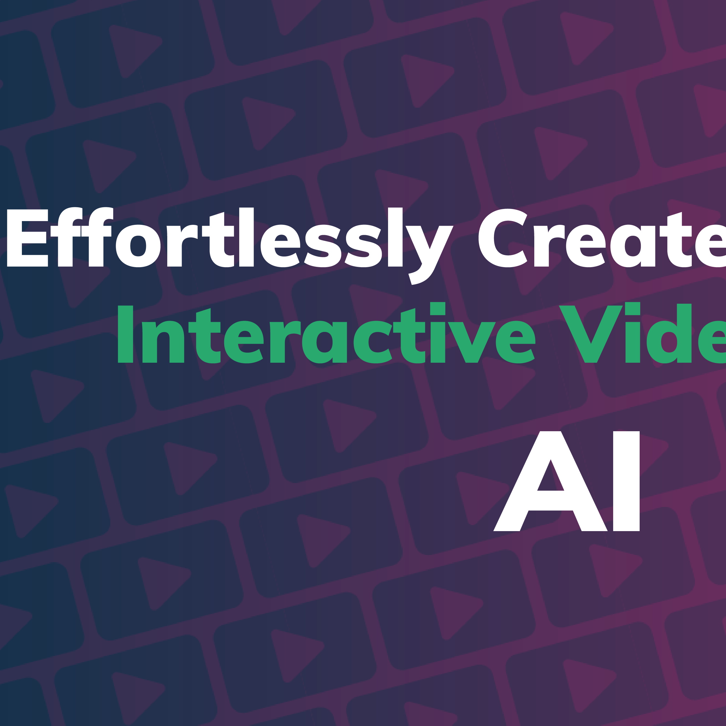 Webinar Eenvoudig interactieve video's maken met behulp van AI - ONLINE